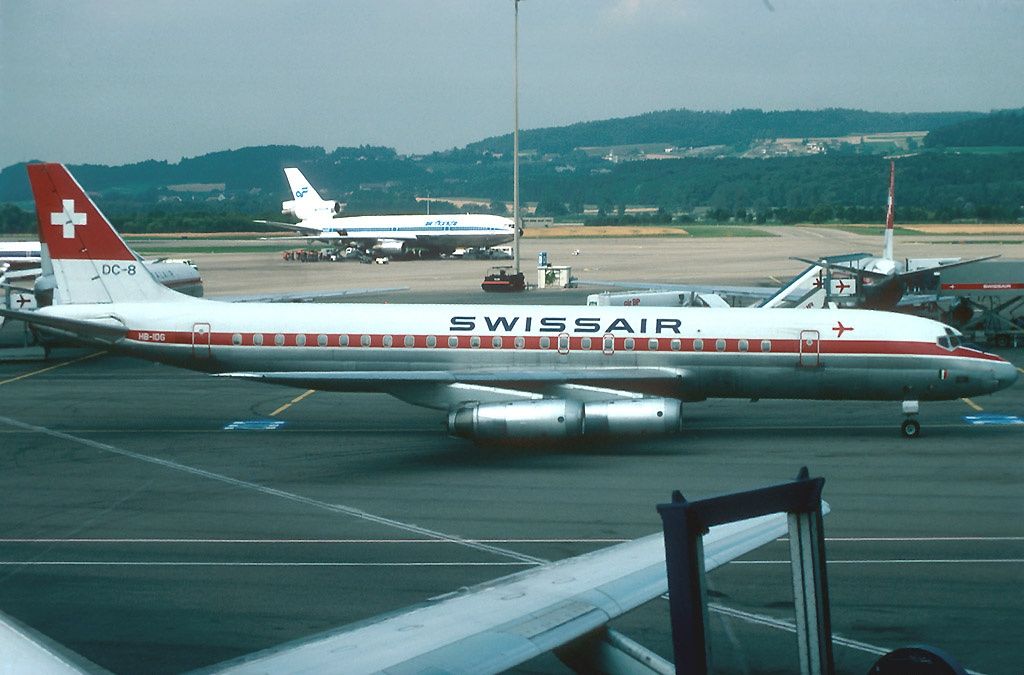 #TBT: Los vuelos de Swissair a Sudamérica en 1971