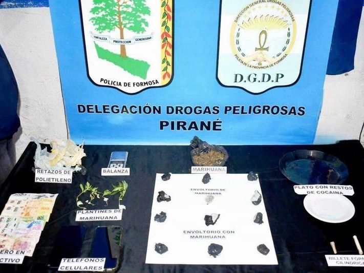 Dos traficantes fueron sorprendidos con droga en Pirané