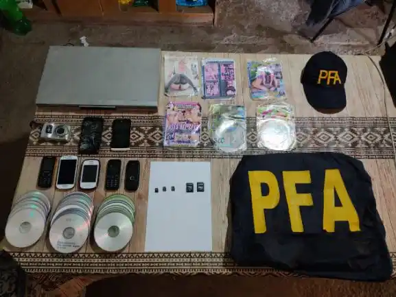 Policía Bonaerense junto a la Federal desarticularon una red de pornografía infantil internacional