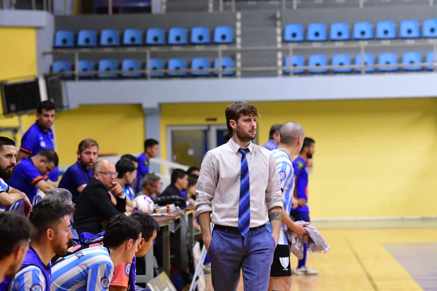 Montefinale tuvo su primera experiencia como deté en un Nacional, tras haber vivido la experiencia como jugador.