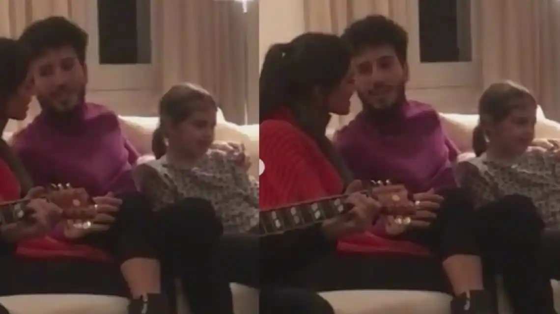 Sebastián Yatra y Tini Stoessel hicieron un show privado para Antonia Macri
