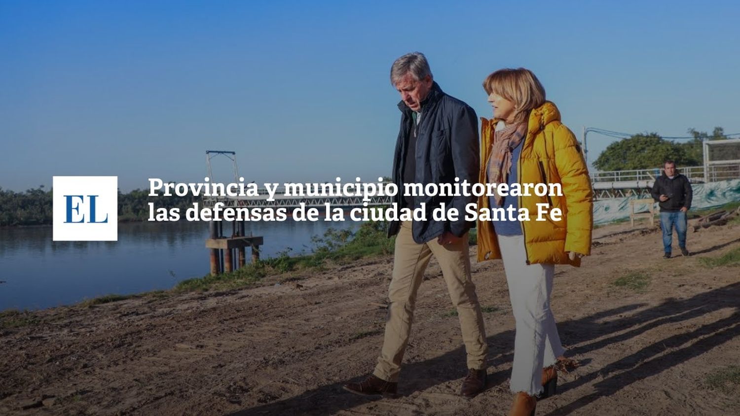 Provincia y municipio monitorearon las defensas de la ciudad de Santa Fe