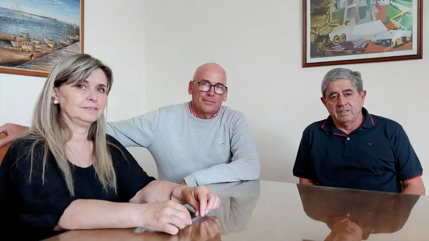 Explicaciones.  Brindaron Gualtieri, Rua y Arrieta