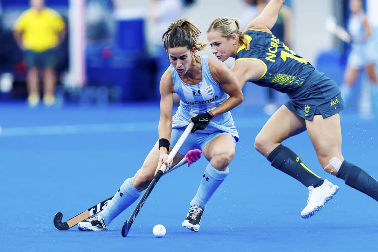 Las Leonas no pudieron abrochar el triunfo ante Australia.