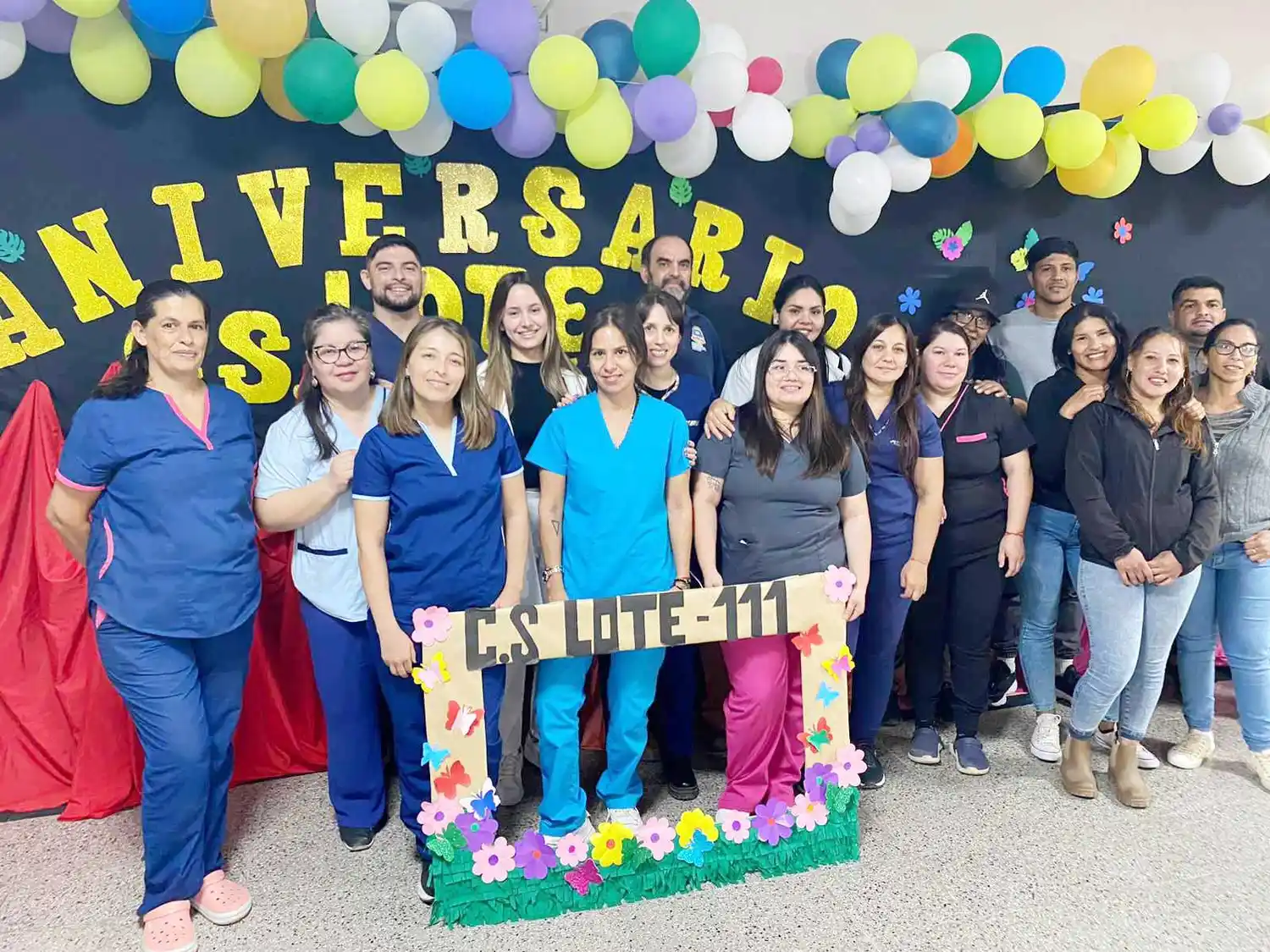 Los centros de salud de los lotes 110 y 111 celebraron el primer aniversario de vida