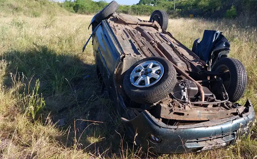 Accidente en la autovía Artigas protagonizado por cinco concordienses