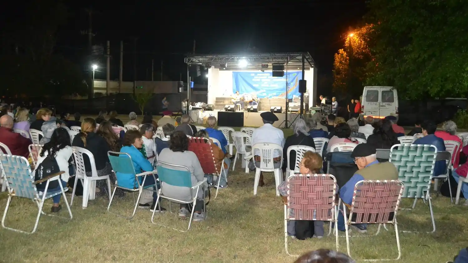 Exitosa peña solidaria en el Asilo de Ancianos