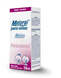 Retiran del mercado un lote de Mejoral para niños