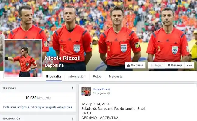 Los argentinos le dejan "amistosos" mensajes a Nicola Rizzoli