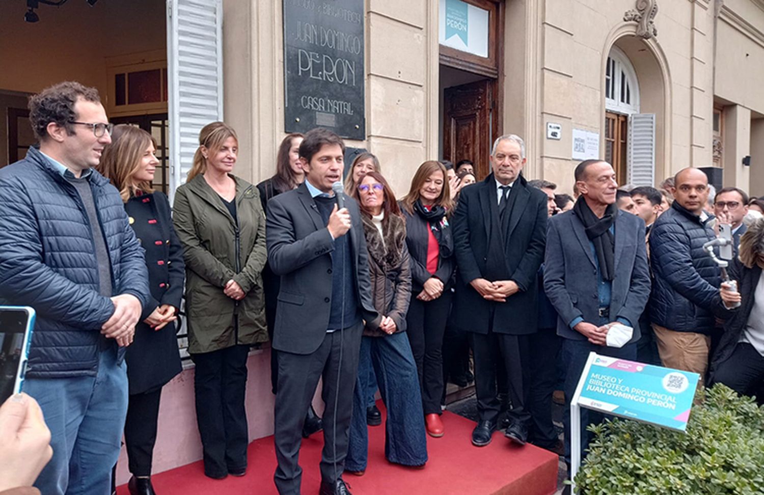 A 48 años de la muerte de Perón: Kicillof anunció obras en el Museo y biblioteca de Lobos