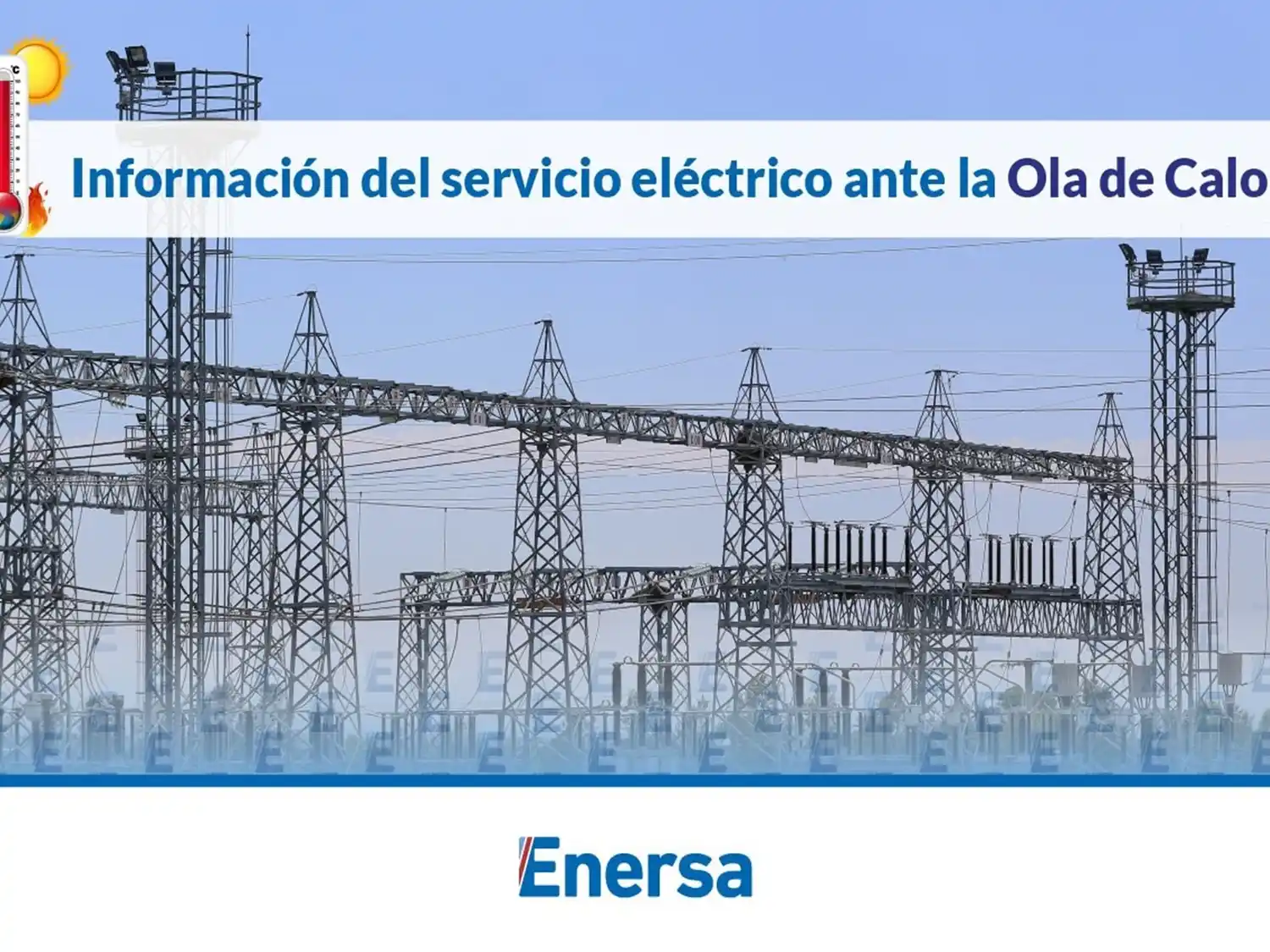 Enersa monitorea el consumo eléctrico ante el aumento sostenido de temperaturas en la provincia