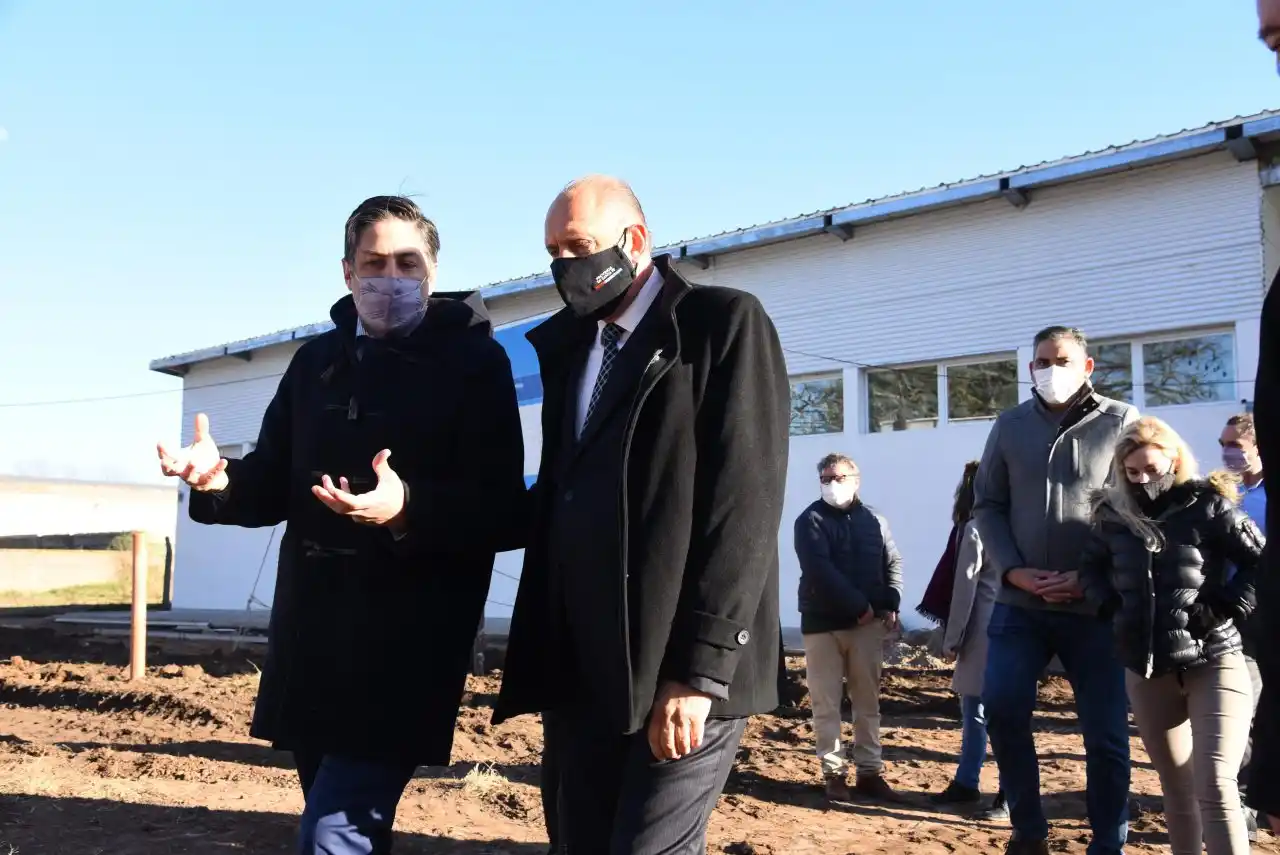Perotti: “Nos gusta esto, estar haciendo y recorriendo obras en cada rincón de la provincia”