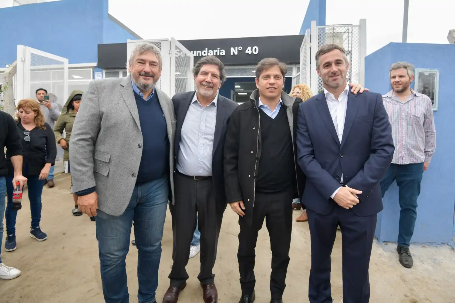 Inauguración del edificio de la Escuela Secundaria N°40 en Pilar