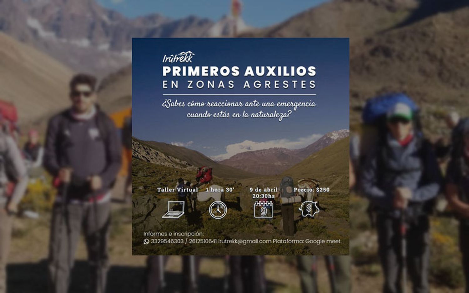 Un emprendimiento sampedrino propone un curso de primeros auxilios en zonas agrestes