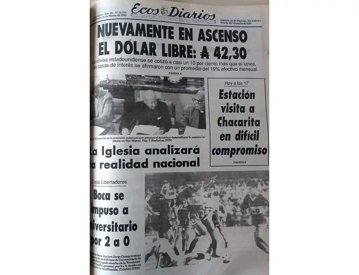 Miércoles 15 de marzo de 1989