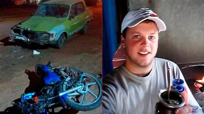 Murió el joven que había chocado su moto contra un auto en General Ramírez