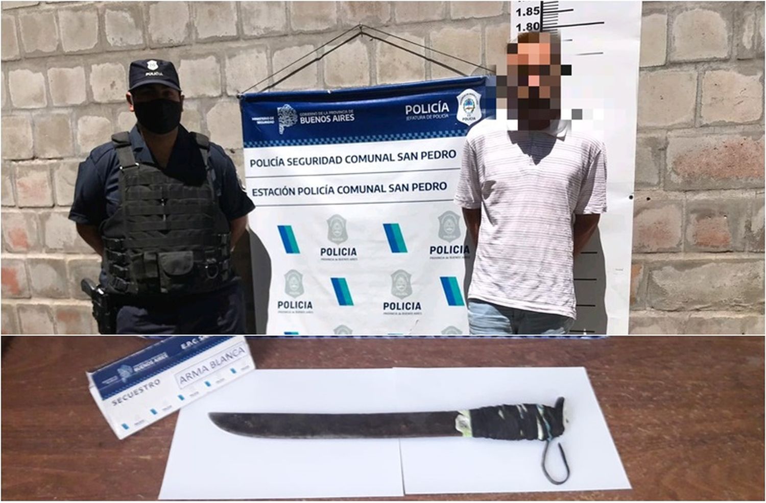 Hermano Indio: Arrojó un piedrazo a la Policía y terminó preso