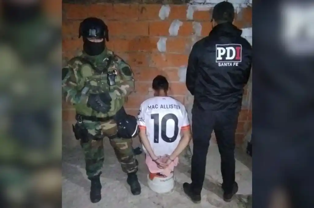 El acusado estaba oculto en una precaria vivienda, muy cerca de donde se cometió el crimen. Foto: El Litoral