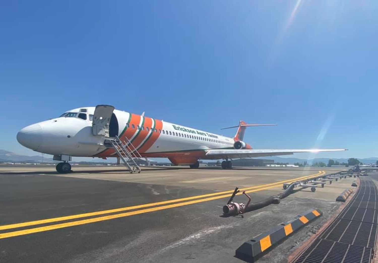 Un nuevo MD-87 cisterna se suma a la lucha contra incendios en Oregon