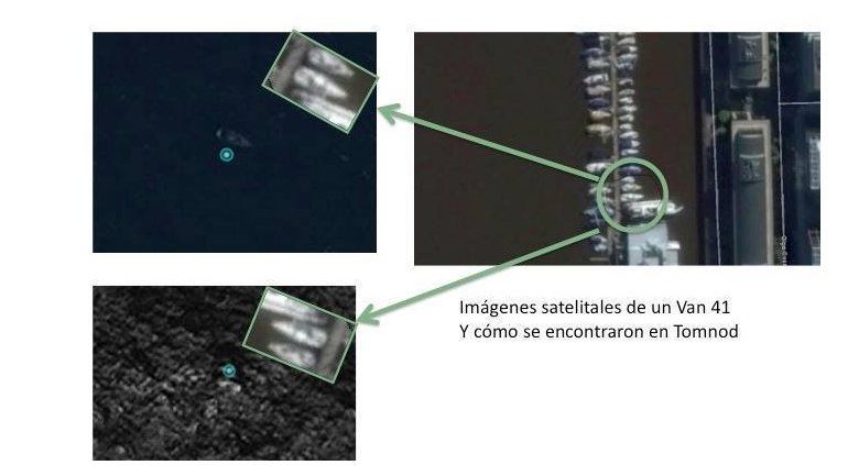 Naufragio en Brasil: Nuevas imágenes respaldan la vista por satélites del Tunante II