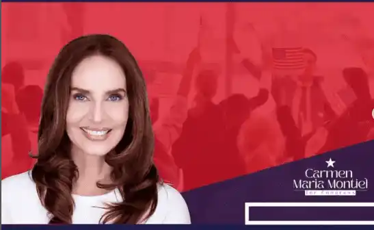 El anuncio de las nuevas aspiraciones políticas de Carmen María Montiel. Foto Instagram