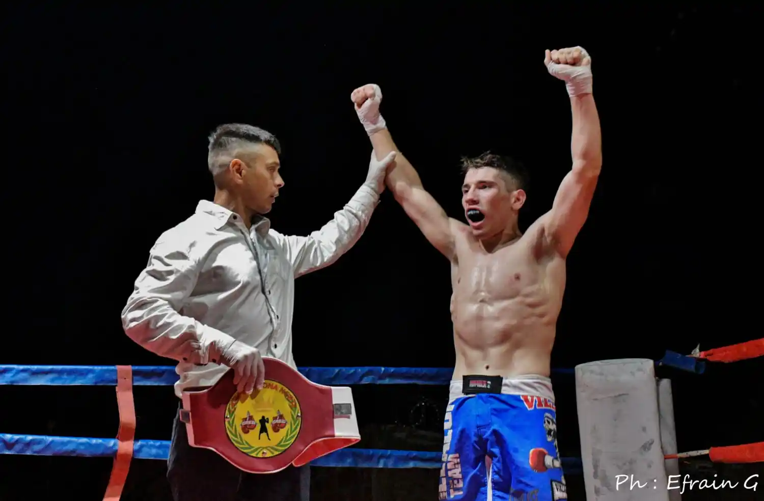 Por puntos, Tobías Álvarez logró un título amateur ante Enzo Monsalvo