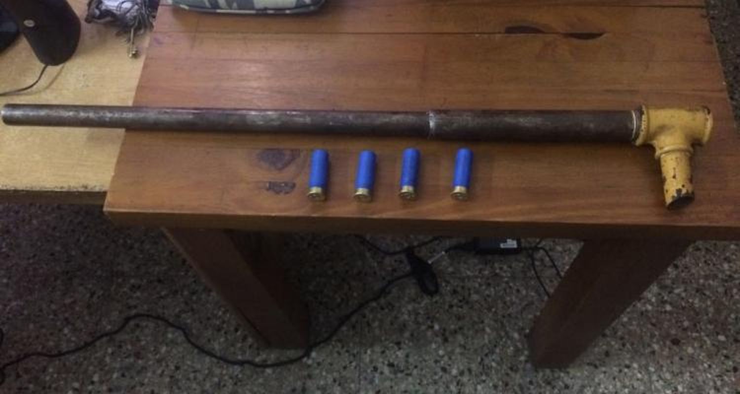 Detenido en la plaza Martín Fierro con una escopeta “tumbera” en un bolso