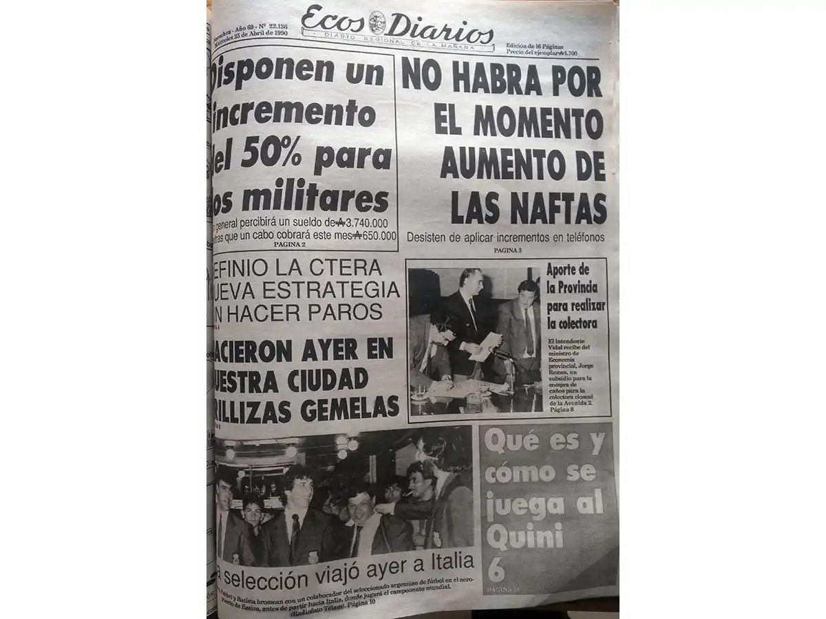Miércoles 25 de abril de 1990
