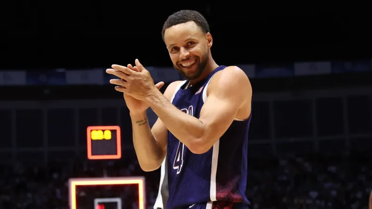 Stephen Curry prepares to lead the U.S. basketball team to victory at the 2024 Paris Olympics.