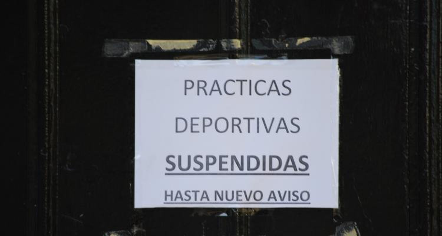 La apertura de clubes dependerá de que bajen los casos positivos de coronavirus y no hay protocolos en análisis
