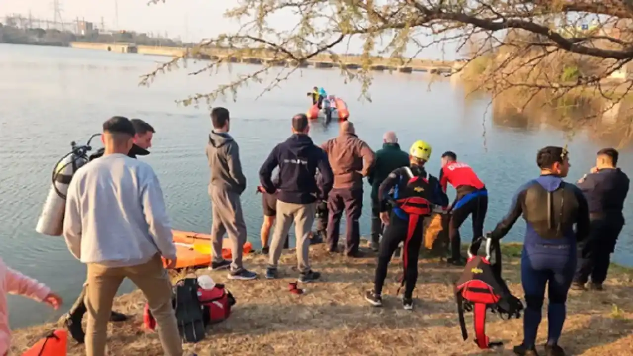 El hecho ocurrió en el lago de Tercera Usina, ubicado entre las localidades de Almafuerte y Embalse.