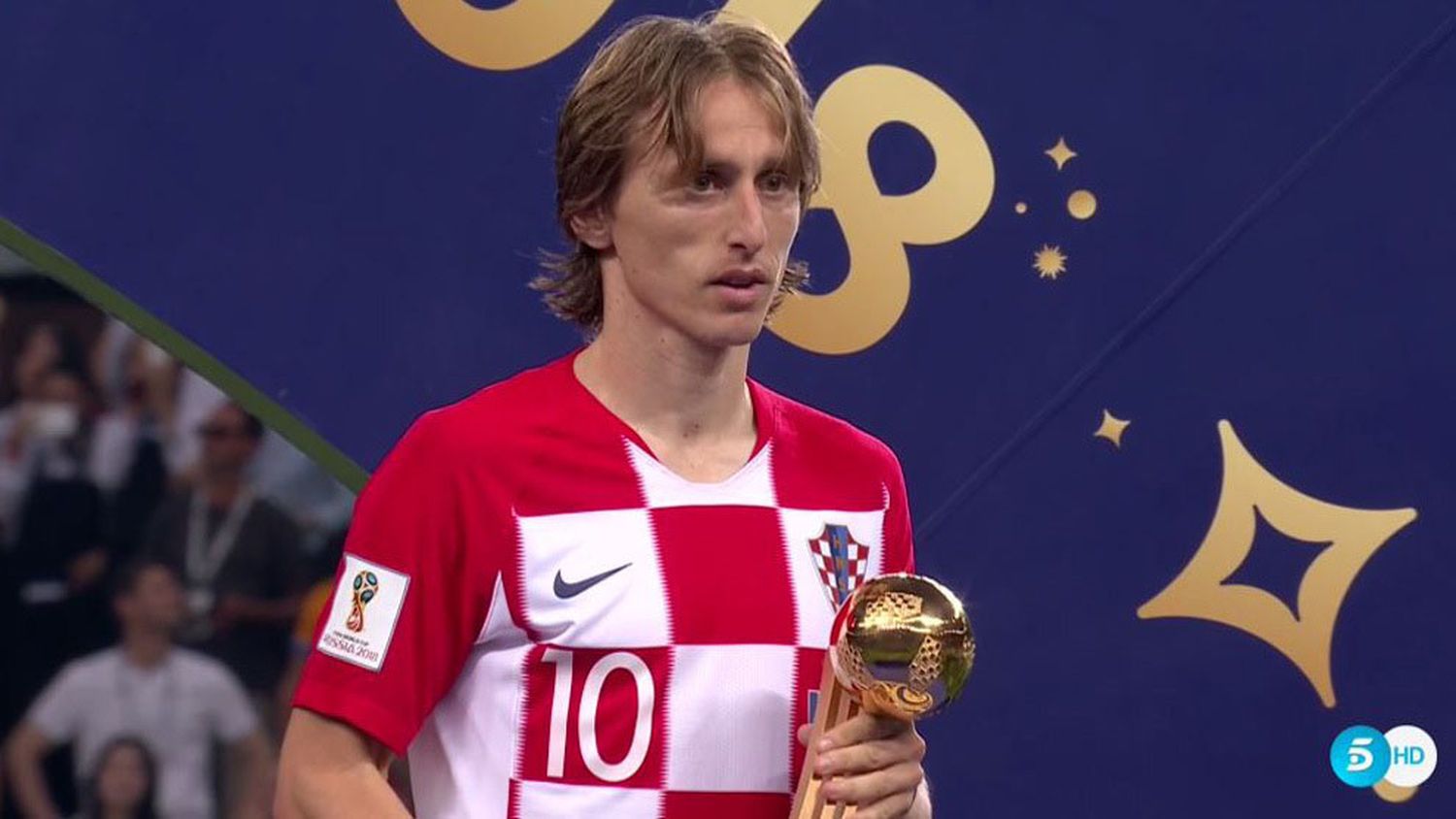 Luka Modric, elegido Balón de Oro del Mundial