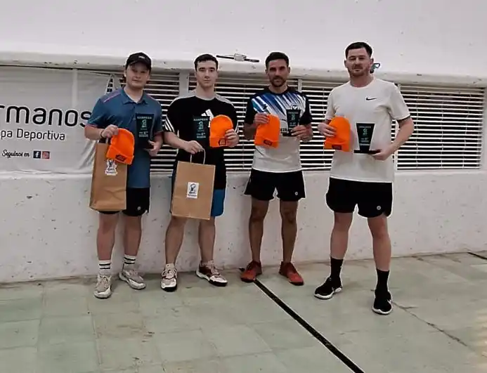 Santiago González y Álvaro Martínez se consagran campeones del Torneo de Paleta de Sexta en el club de Pelota
