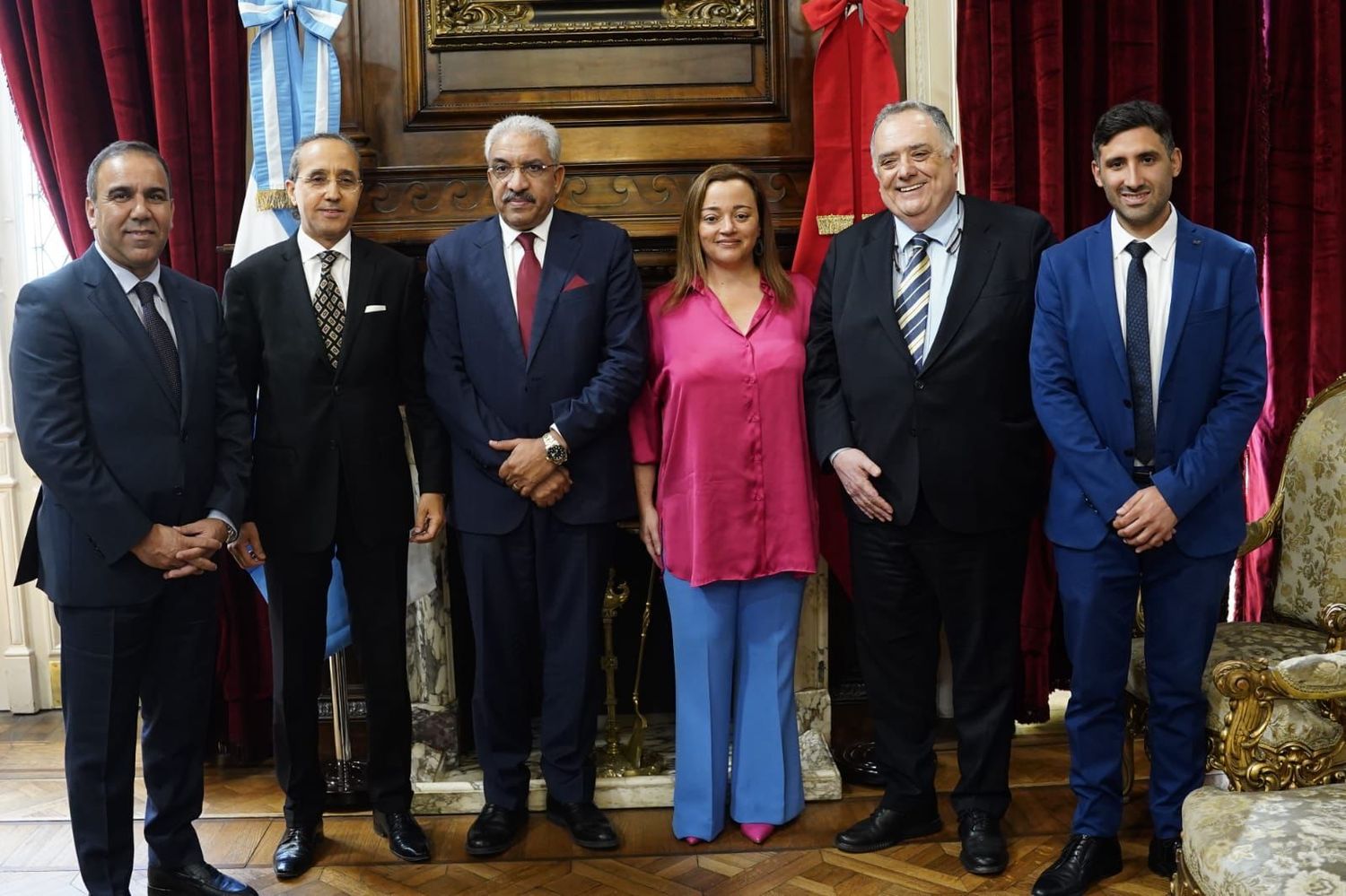 Moreau recibió en Diputados al vicepresidente de la Cámara de Representantes de Marruecos