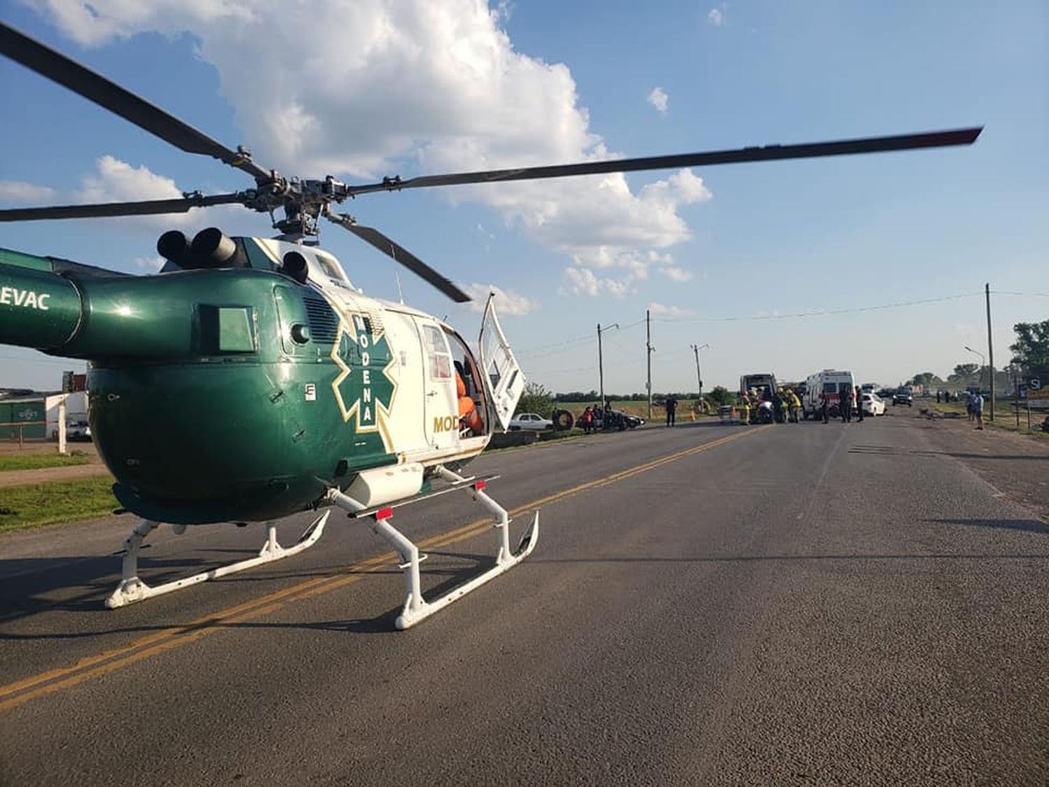 Una empresa de Aero Emergencias ofrece el servicio al municipio