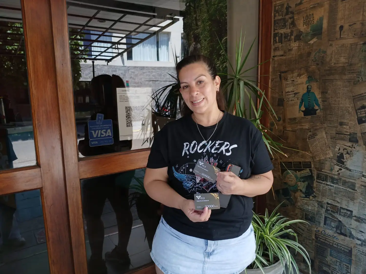 Viviana Pérez - ganadora del concurso del Día de la Madre