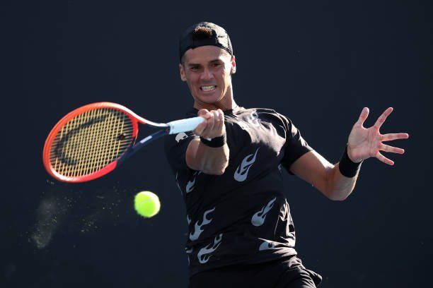 El rosarino cayó en su debut en el primer Gran Slam del año.