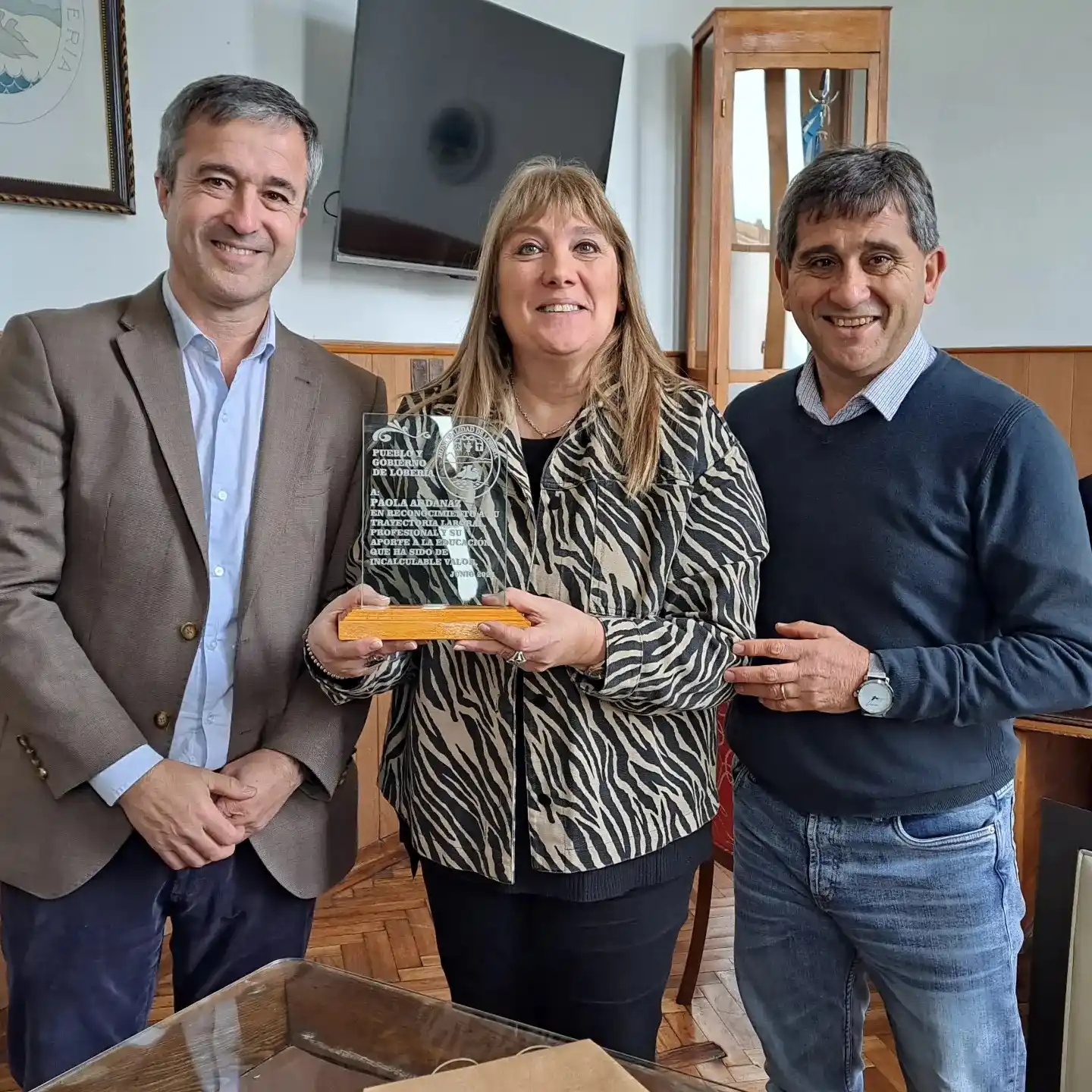 Pablo Barrena, Paola Ardanaz y Juan José Fioramonti