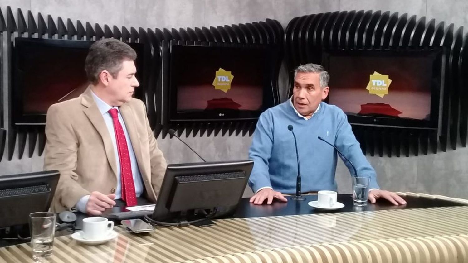 Walter Villarruel en el desayuno de Tandil Despierta