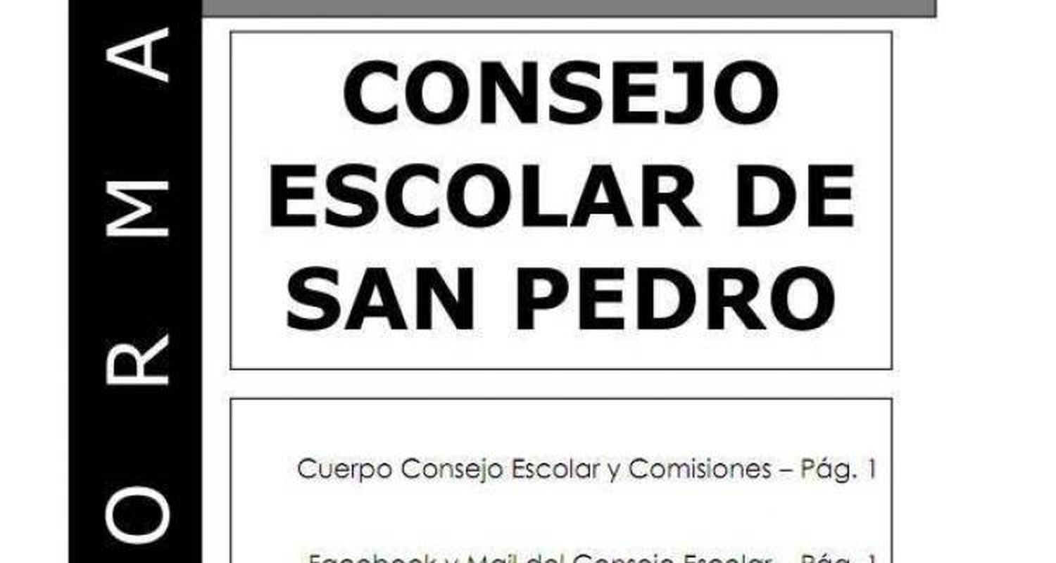 Consejeros Escolares difunden Boletín Oficial