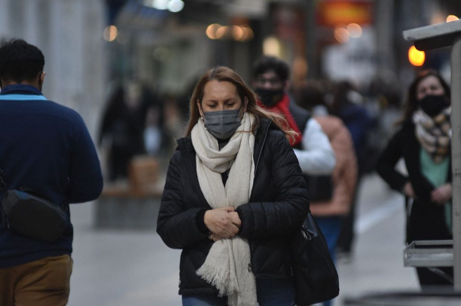 Frío viernes en la ciudad de Santa Fe