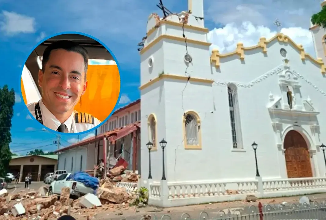 “Estamos bien, Dios es grande”: el mensaje del piloto necochense que vive en Panamá tras el terremoto