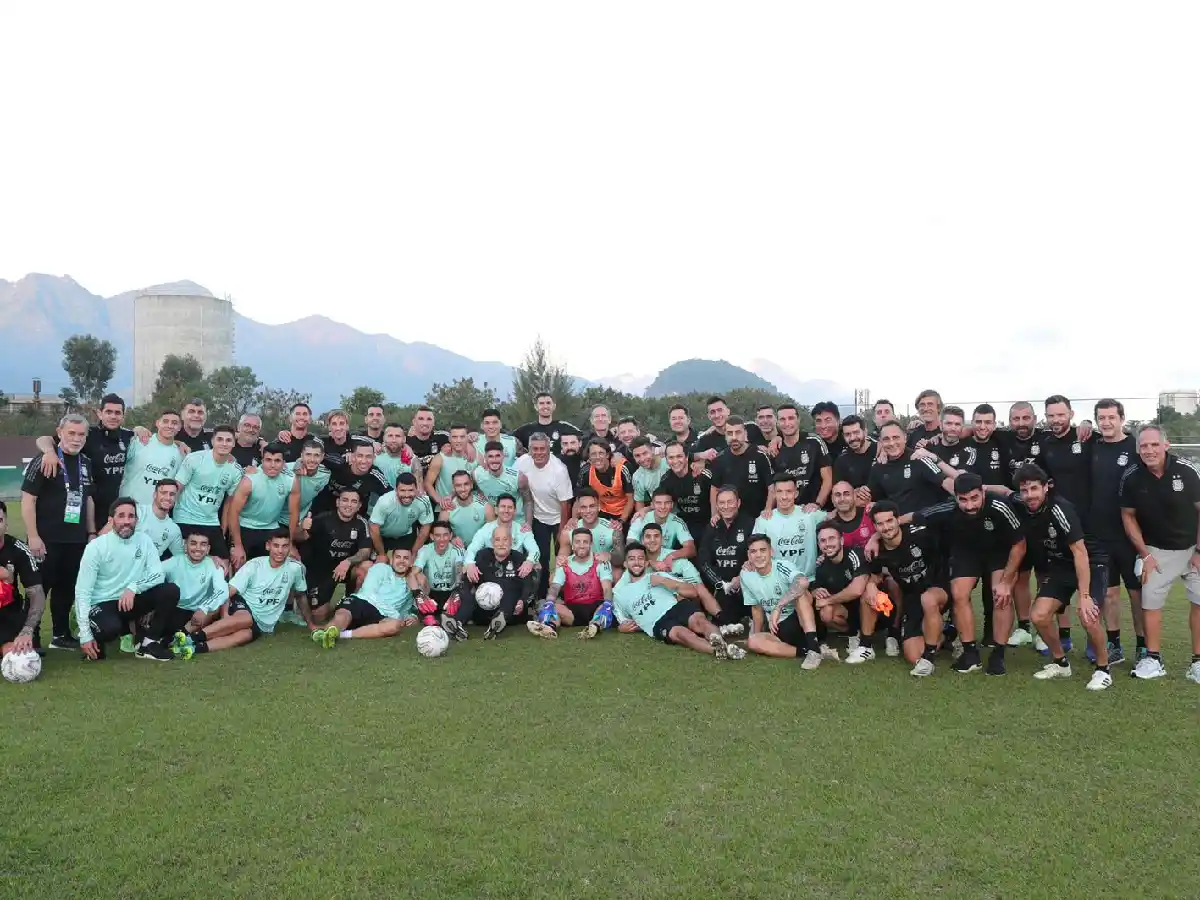 "Juntos", el mensaje de Messi