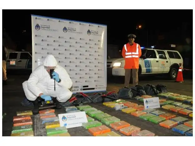 10 detenidos y 133 kilos de cocaína fue el saldo de nueve allanamientos