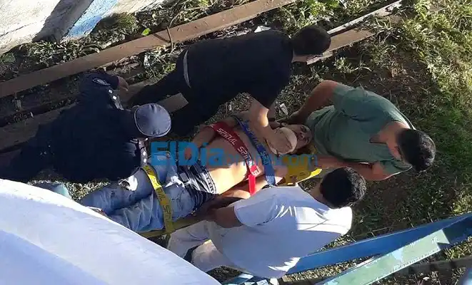 Dejó el Hospital el hombre que cayó de la tribuna de Juventud 