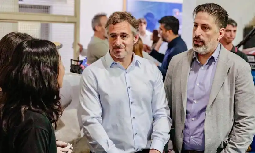 Achával y Nicolás Trotta visitaron el Centro Municipal de Formación Profesional de Pilar