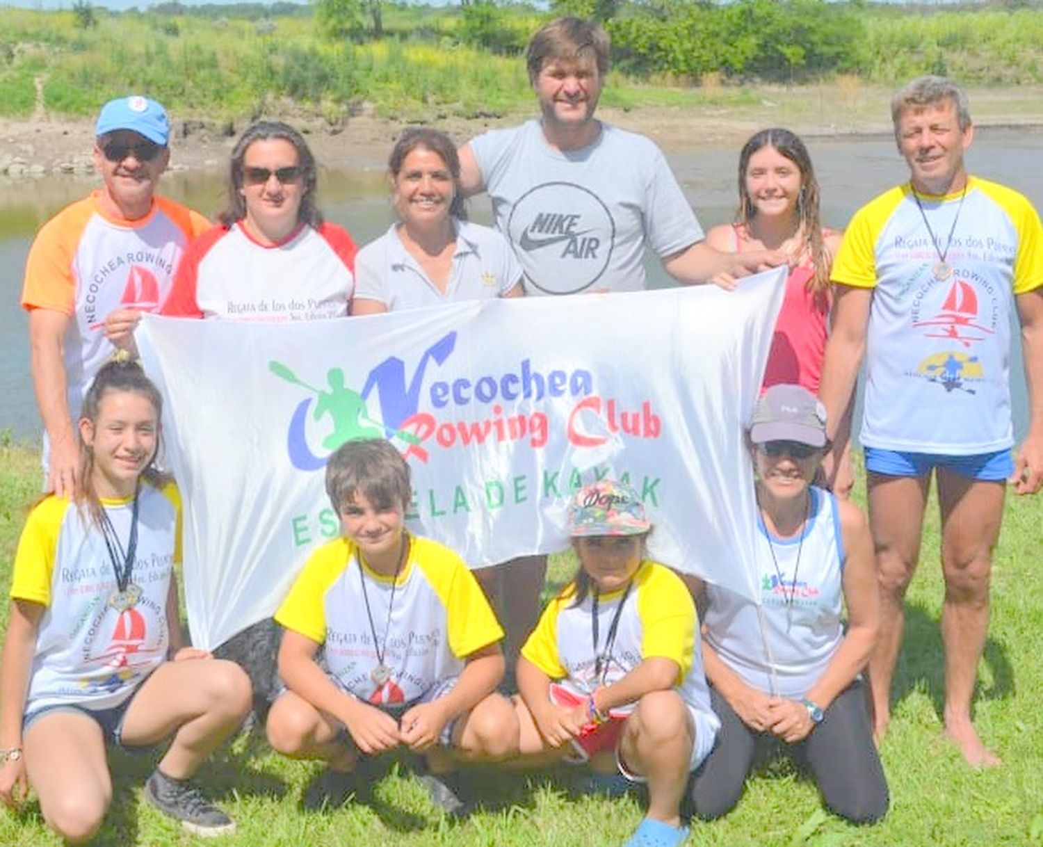 Palistas del Rowing compitieron en fecha del circuito provincial