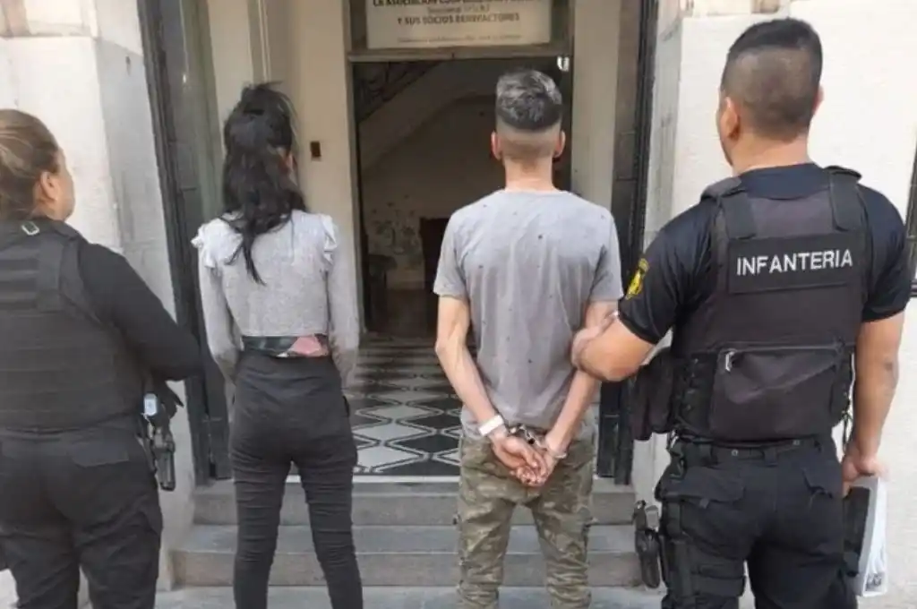 La pareja fue detenida
