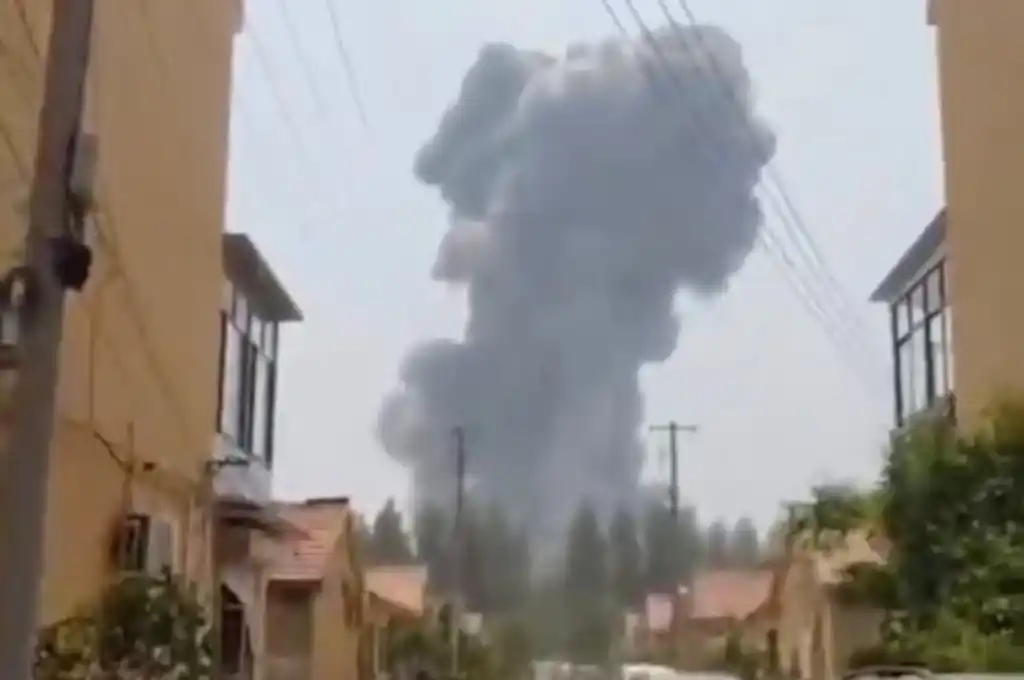 El incidente ocurrió al mediodía en la empresa Youdao Chemical.