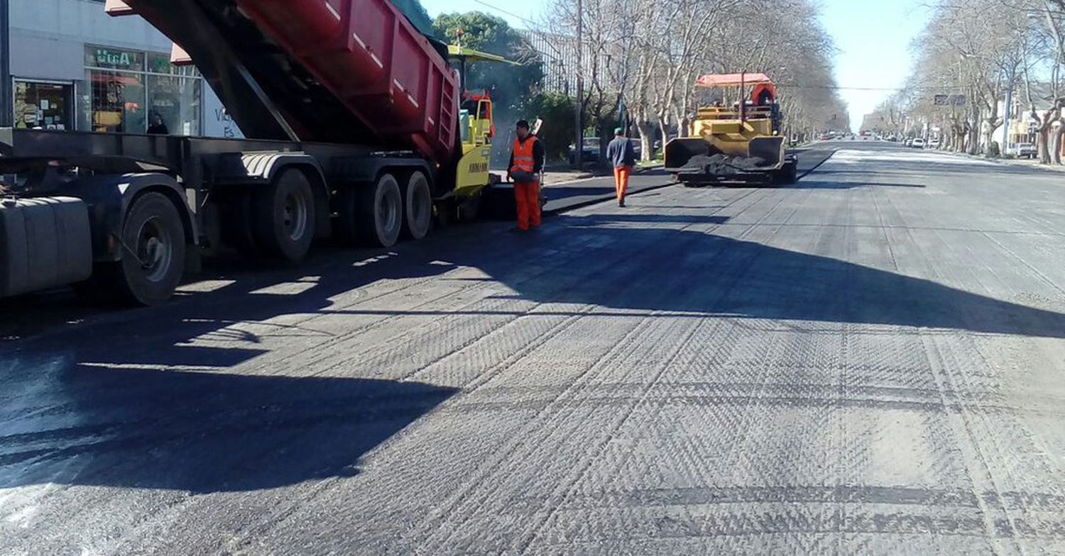 En un mes finaliza la repavimentación de Luro entre Jara y Champagnat